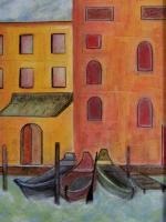 Venecia/Mischtechnik auf Holz